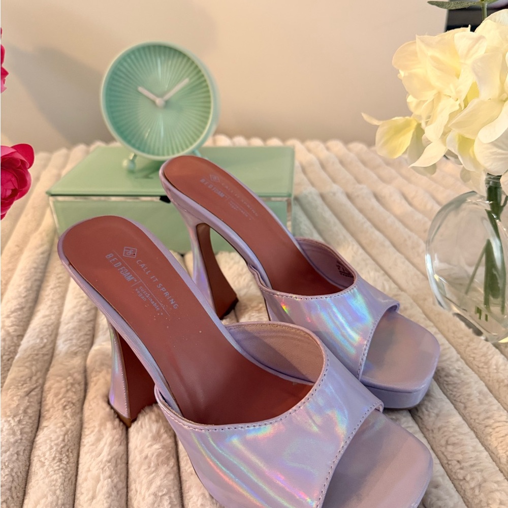 Call It Spring Purple Heels Modern Design